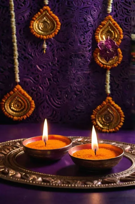 Happy Diwali 2024 Background With Artistic Illustrations - Free Background Download