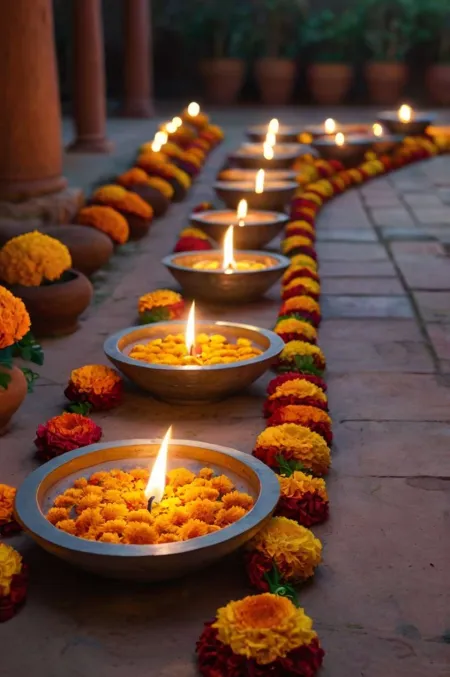 Happy Diwali 2024 Background With Firework Illustrations - Free Background Download