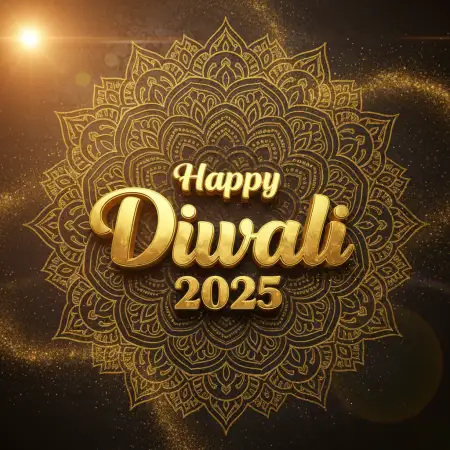 Happy Diwali 2025 3d Text Design Hd - Free Happy Diwali 2025 Download