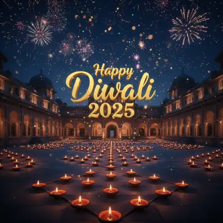 Happy Diwali 2025 Background For Photoshop Editing - Free Happy Diwali 2025 Download