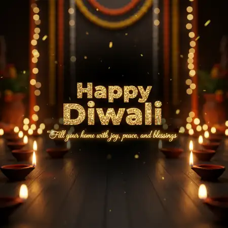 Happy Diwali 2025 Images With Motivational Quotes - Free Happy Diwali With Quotes Download