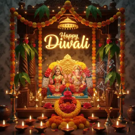 Happy Diwali 2025 Photo Frame Template - Free Template Download