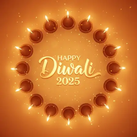 Happy Diwali 2025 Vector Background Free Download - Free Vector Download