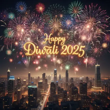 Happy Diwali 2025 Wish Card For Loved Ones - Free Happy Diwali 2025 Download