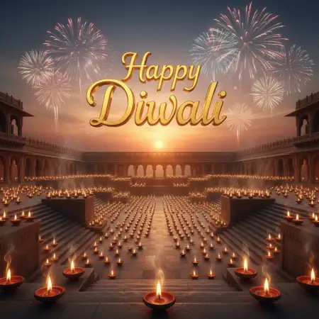 Happy Diwali Greetings 2025 In Gujarati - Free Happy Diwali 2025 Download