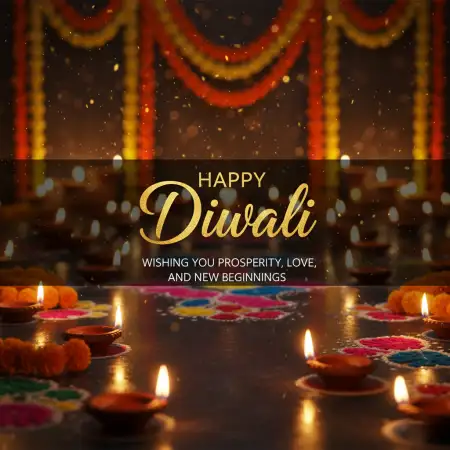 Happy Diwali Greetings With Success And Peace Quotes - Free Happy Diwali With Quotes Download