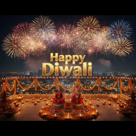 Happy Diwali Hd Wallpaper With Goddess Lakshmi Ganesh - Free Wallpaper Wallpaper Download
