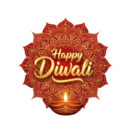 Happy Diwali Png Transparent With Shadow - Free Png Download