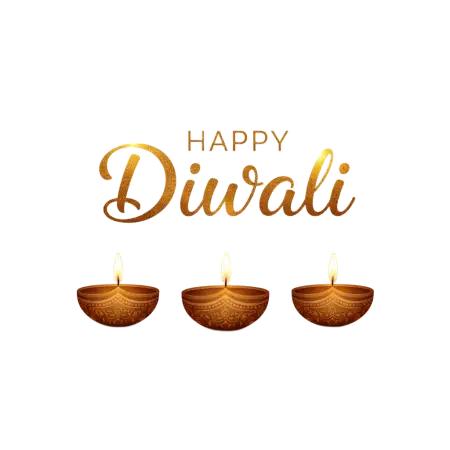 Happy Diwali Png Typography Text Design - Free Png Download