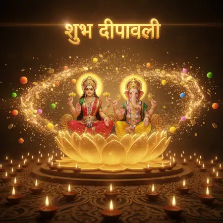 Happy Diwali Png With Transparent Background Lakshmi Ganesh - Free Transparent Background Download
