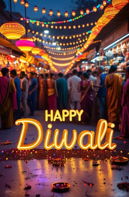 Happy Diwali Social Media Post Template - Free Template Download