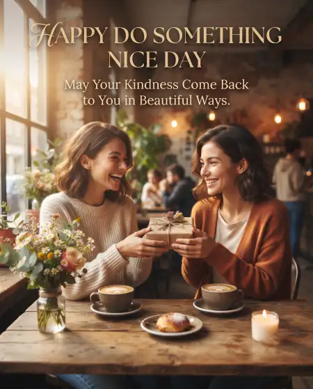 happy do something nice day wishes 2026 - National Do Something Nice Day 2026