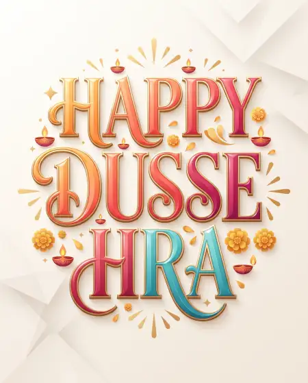 happy dussehra 2026 wishes in english with stylish fonts - Happy Dussehra 2026 Wishes