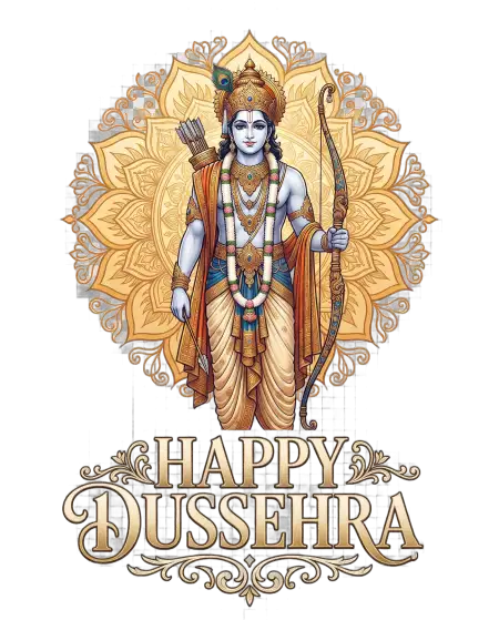 happy dussehra 2026 wishes with bow arrow png - Happy Dussehra 2026 Wishes