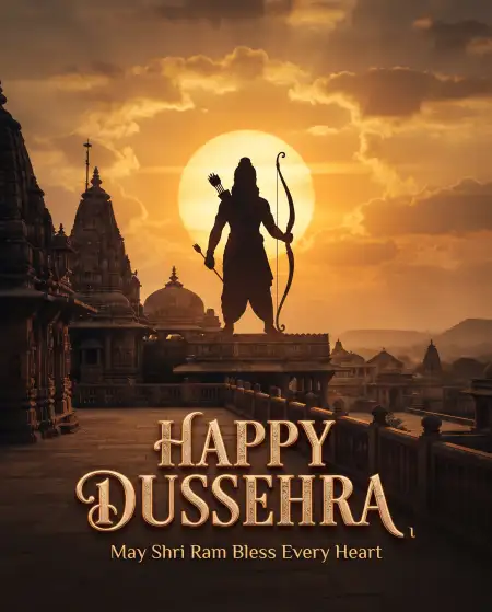 happy dussehra 2026 wishes with lord rama blessings - Happy Dussehra 2026 Wishes