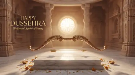 happy dussehra 4k wallpapers with temple - Happy Dussehra 4k Wallpapers For Mobile