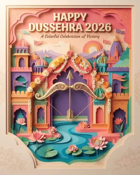 happy dussehra colorful images 2026 - Happy Dussehra Beautiful Images 2026