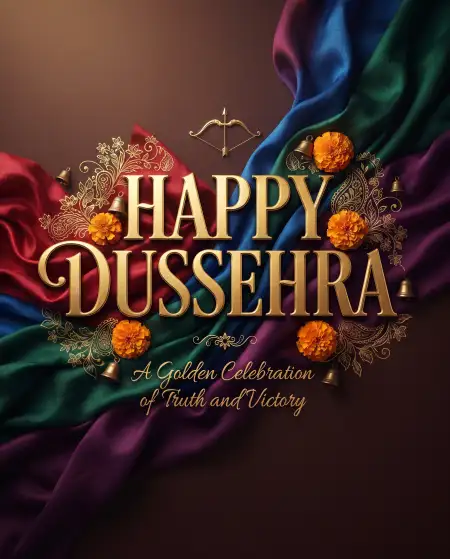 happy dussehra hd images with golden background - Happy Dussehra Hd