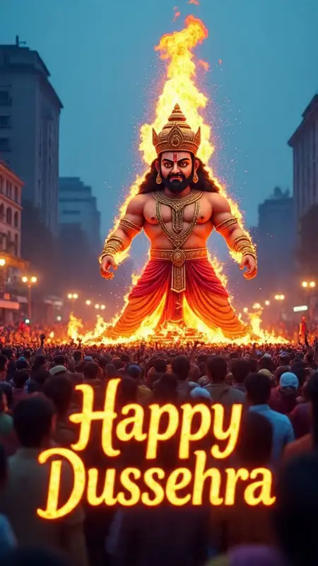 Happy Dussehra Website Banner Design - Free Website Banner Design Download