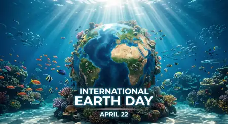 happy earth day 2026 poster design with quotes