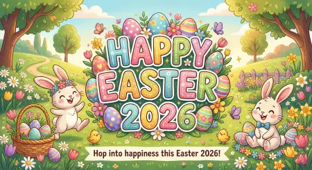 Free Happy Easter 2026 Content For Social Media Image Download