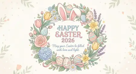Free Happy Easter 2026 Diy Card Inspiration Image Download