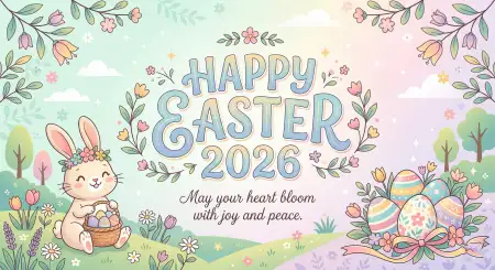 Free Happy Easter 2026 Messages For Grandparents Image Download
