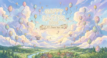 Free Happy Easter 2026 Messages In English Image Download