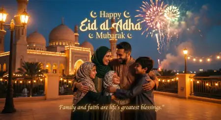 Happy Eid Al Adha Family Blessing Quotes - Free Happy Eid Al Adha With Quotes Download