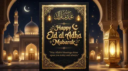 Happy Eid Al Adha Mubarak Quotes For Everyone - Free Happy Eid Al Adha With Quotes Download