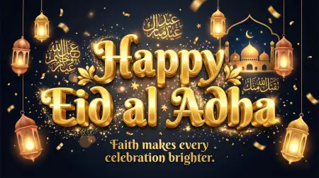 Happy Eid Al Adha Quotes For Banner Design - Free Happy Eid Al Adha With Quotes Download
