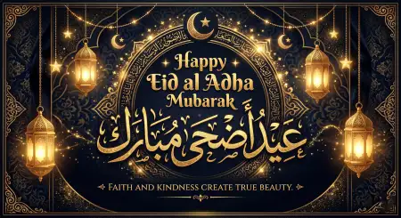 Happy Eid Al Adha Wishes With Beautiful Quotes - Free Happy Eid Al Adha With Quotes Download