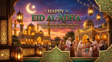 Happy Eid Al Adha With Quotes - Free Happy Eid Al Adha With Quotes Download