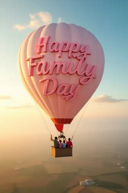 Happy Family Day Poster With Slogan - Free Happy Family Day Download