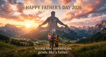 Free Happy Fathers Day 2026 Instagram Post Transparent PNG Download