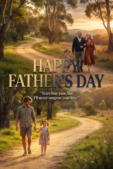 happy fathers day australia 2026 images for facebook post