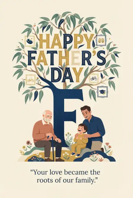 Free Happy Fathers Day Australia 2026 Instagram Post Design Image Download