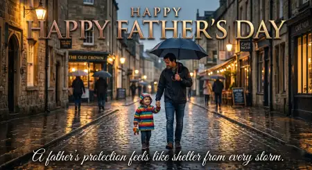 Free Happy Fathers Day Greeting Card For Instagram Post Image Download