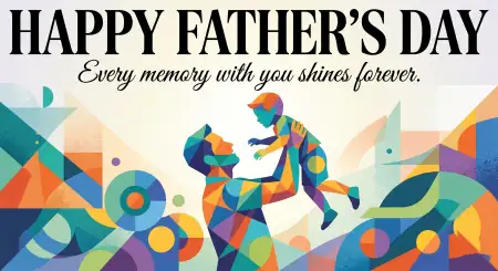 Free Happy Fathers Day Greeting Card Printable Image Download