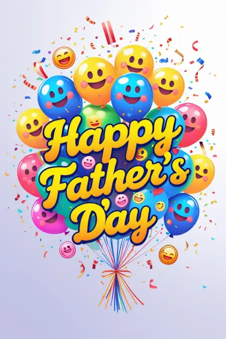 Happy Fathers Day Wishes With Emoji And Stickers - Free Wishes Download