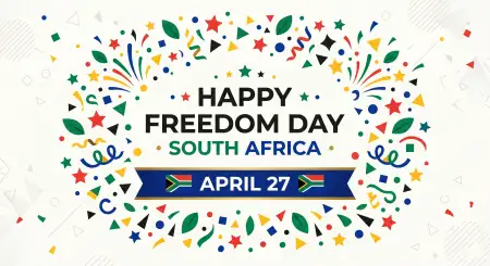 Happy Freedom Day South Africa Png Images Quotes 2026 - Free Happy Freedom Day South Africa Wishes 2026 Download