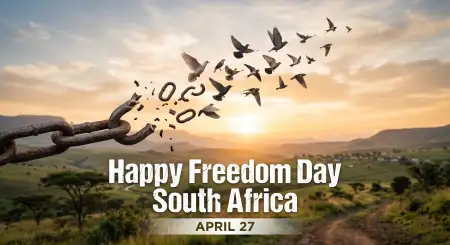 Happy Freedom Day South Africa Quotes Captions Poster 2026 - Free Happy Freedom Day South Africa Wishes 2026 Download