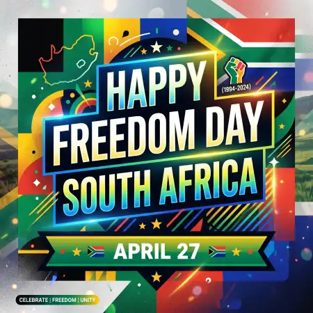 Happy Freedom Day South Africa Social Captions Text 2026 - Free Happy Freedom Day South Africa Wishes 2026 Download