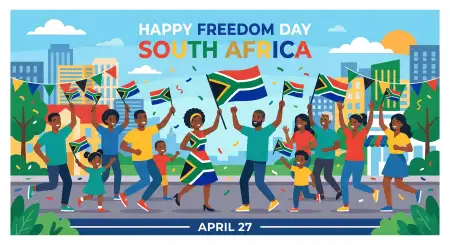 Happy Freedom Day South Africa Social Media Captions 2026 - Free Happy Freedom Day South Africa Wishes 2026 Download