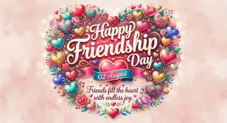 Happy Friendship Day 2026 With Hearts - Free Happy Friendship Day 2026 Download