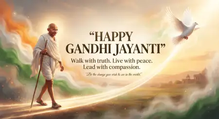 happy gandhi jayanti 2026 facebook post - Happy Gandhi Jayanti Greetings 2026