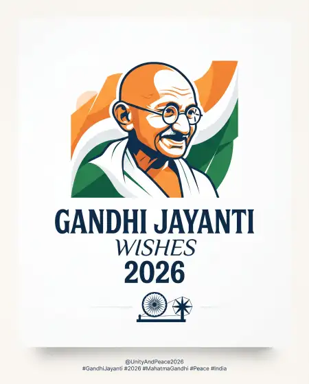 happy gandhi jayanti 2026 vector design - Happy Gandhi Jayanti Greetings 2026