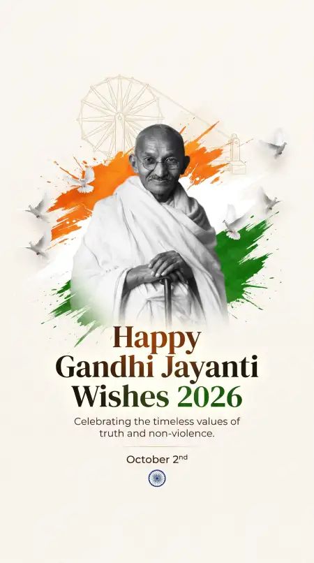 happy gandhi jayanti 2026 wishes and messages - Happy Gandhi Jayanti Greetings 2026