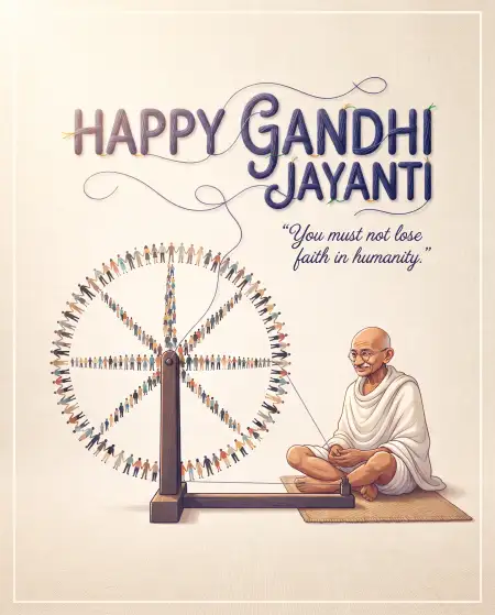 happy gandhi jayanti greetings 2026
