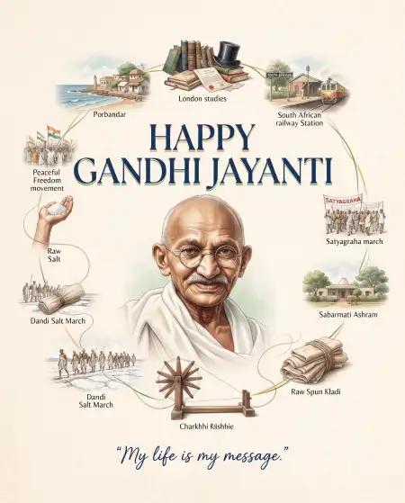 happy gandhi jayanti images 2026
